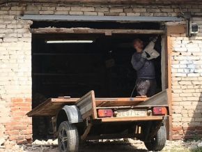 Увеличение проёма сверху