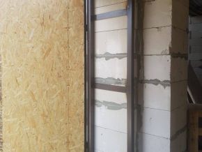 Утепление + Усиленный профиль Усиленный уголок из металла